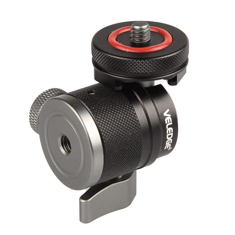 VELEDGE VD-M4 Micro SLR Mount Adapter Mini Metal Ball Gimbal with Cold Shoe Camera Accessories VELEDGE VD-M4 Micro SLR Mount Adapter Mini Metal Ball Gimbal with Cold Shoe Camera Accessories